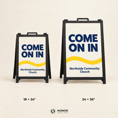 A-frame sidewalk sign options compared