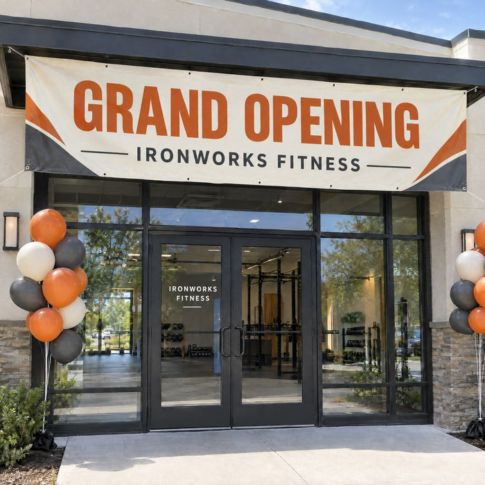 Grand opening banners