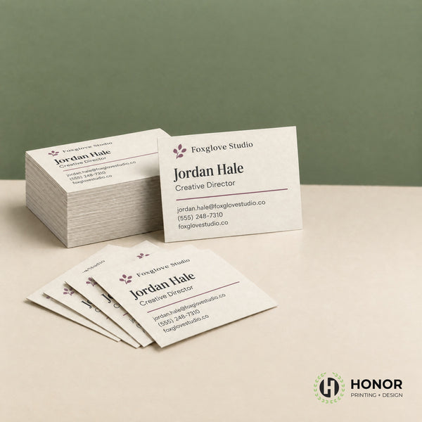Business cards for a church — Honor Printing + Design