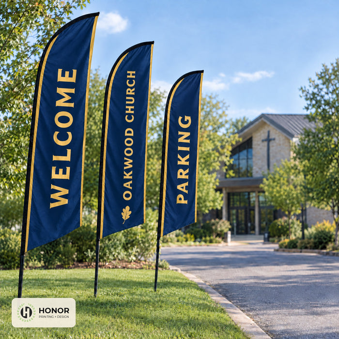 Welcome flags