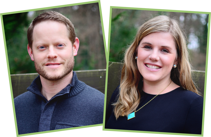 Mike and Erin, owners of Honor Printing + Design