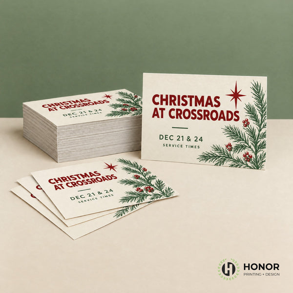 Postcards for a church — Honor Printing + Design