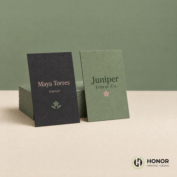 Standard business cards for a church — Honor Printing + Design
