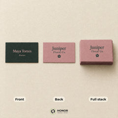 Standard business cards options compared