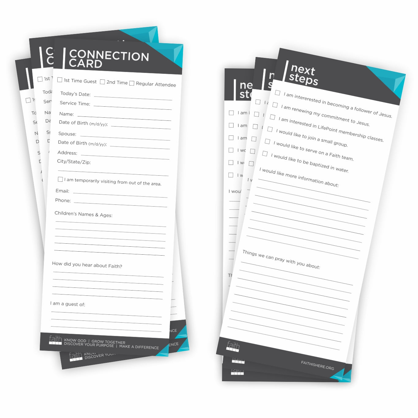 Connection Cards – Honor Printing + Design