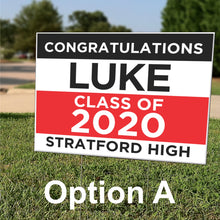 Load image into Gallery viewer, Personalized Graduation Yard Sign
